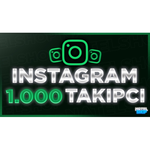  ⭐KALİTELİ INSTAGRAM 1.000 GERÇEK TAKİPÇİ⭐